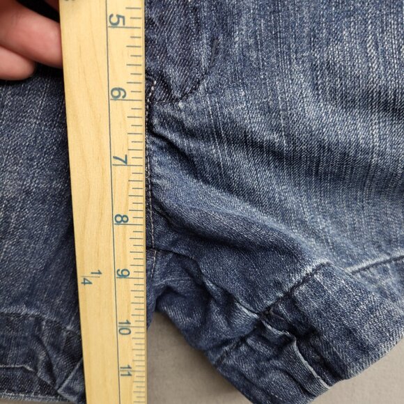Vintage Old Navy Blue Jean Shorts Women's 8 Denim Mid Rise Y2K - Picture 6 of 7